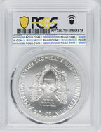 2021 American Silver Eagle Type 1 At Dusk & Dawn 35th Anniversary 269th PCGS MS70