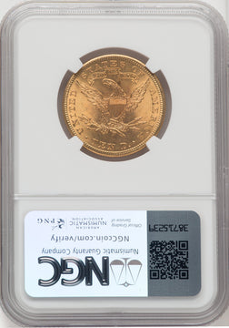 1901 $10 Liberty Eagle NGC MS66 (765367008)