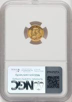 1905 G$1 Lewis and Clark Commemorative Gold NGC MS65
