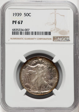 1939 50C Proof Walking Liberty Half Dollar NGC PR67 (766550012)