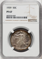 1939 50C Proof Walking Liberty Half Dollar NGC PR67 (766550012)