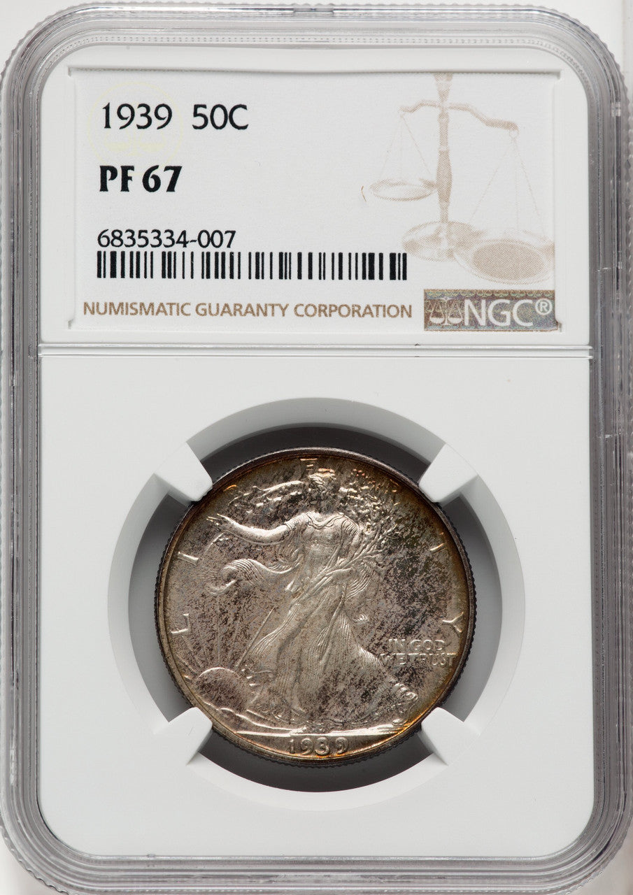 1939 50C Proof Walking Liberty Half Dollar NGC PR67 (766550012)