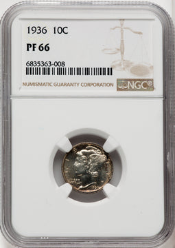1936 10C Proof Mercury Dime NGC PR66 (766550051)
