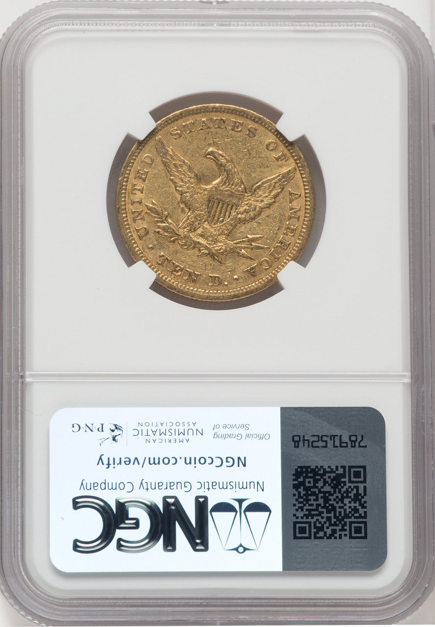 1849 $10 Liberty Eagle NGC AU53