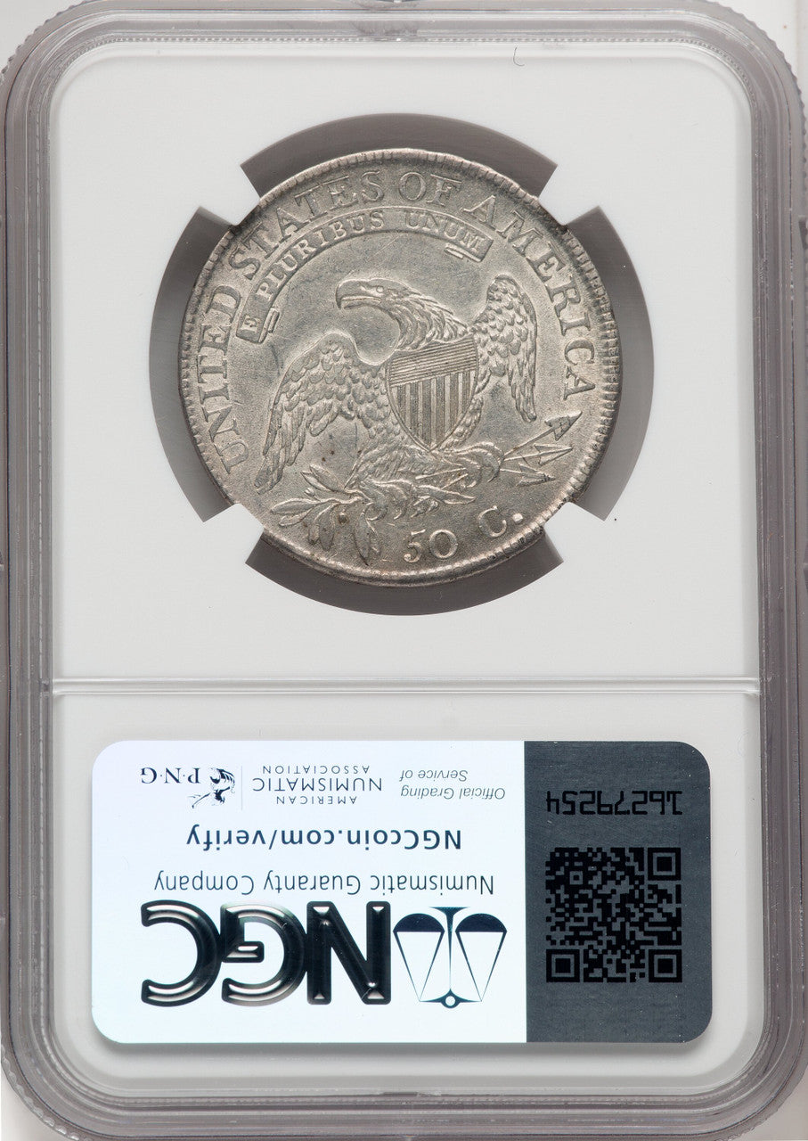 1810 50C O-105R.2 Bust Half Dollar NGC AU53