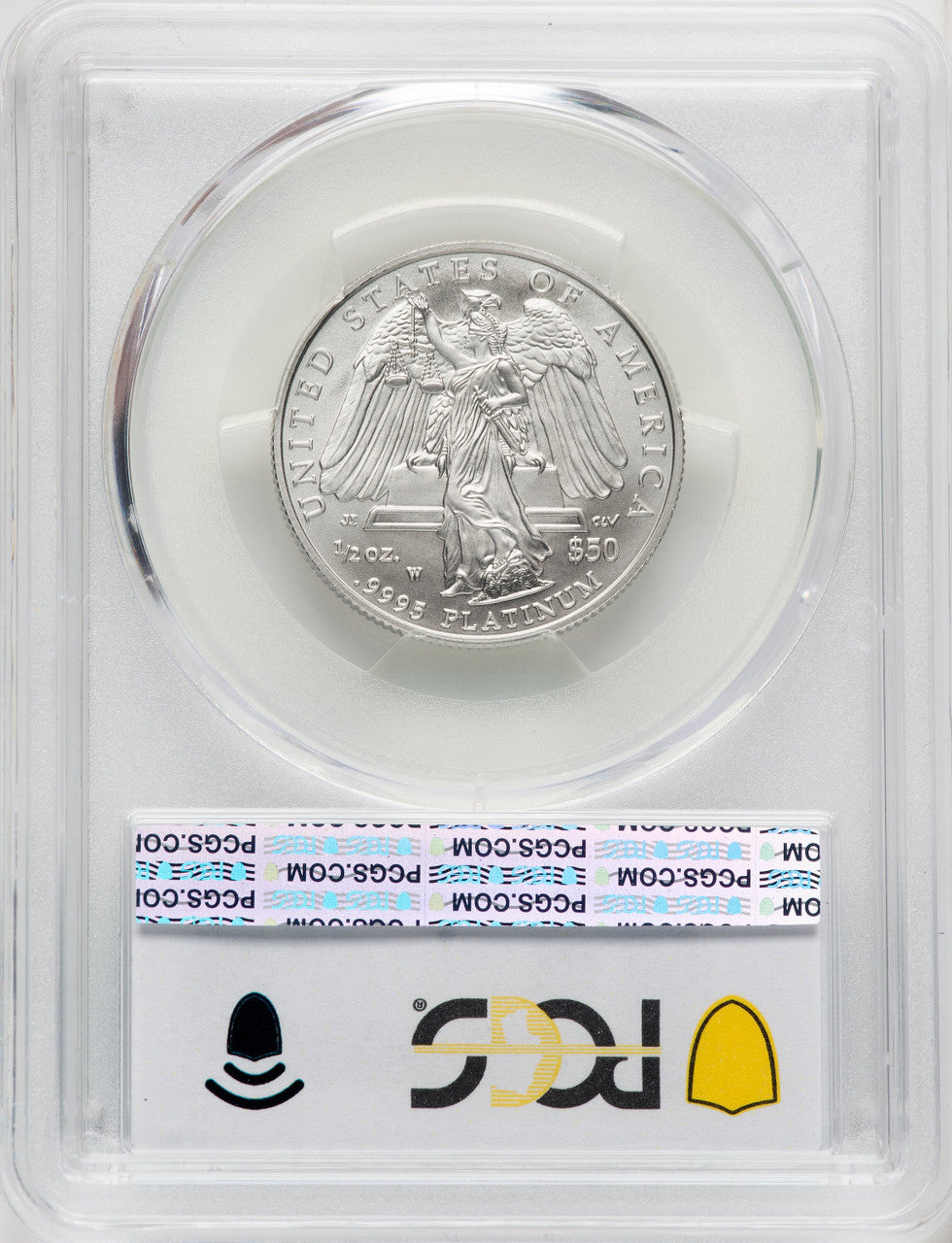 2008-W $50 Half-Ounce Platinum Eagle Burnished PCGS SP70 (505930011)