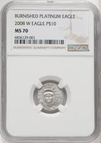 2008-W $10 Tenth-Ounce Platinum Eagle Statue of Liberty NGC MS70 (505952004)