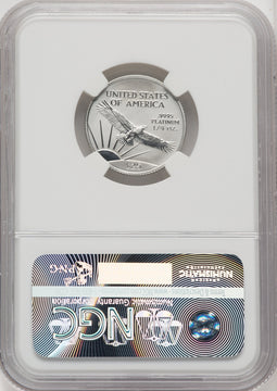 1997 $25 Quarter-Ounce Platinum Eagle Brown Label NGC MS70