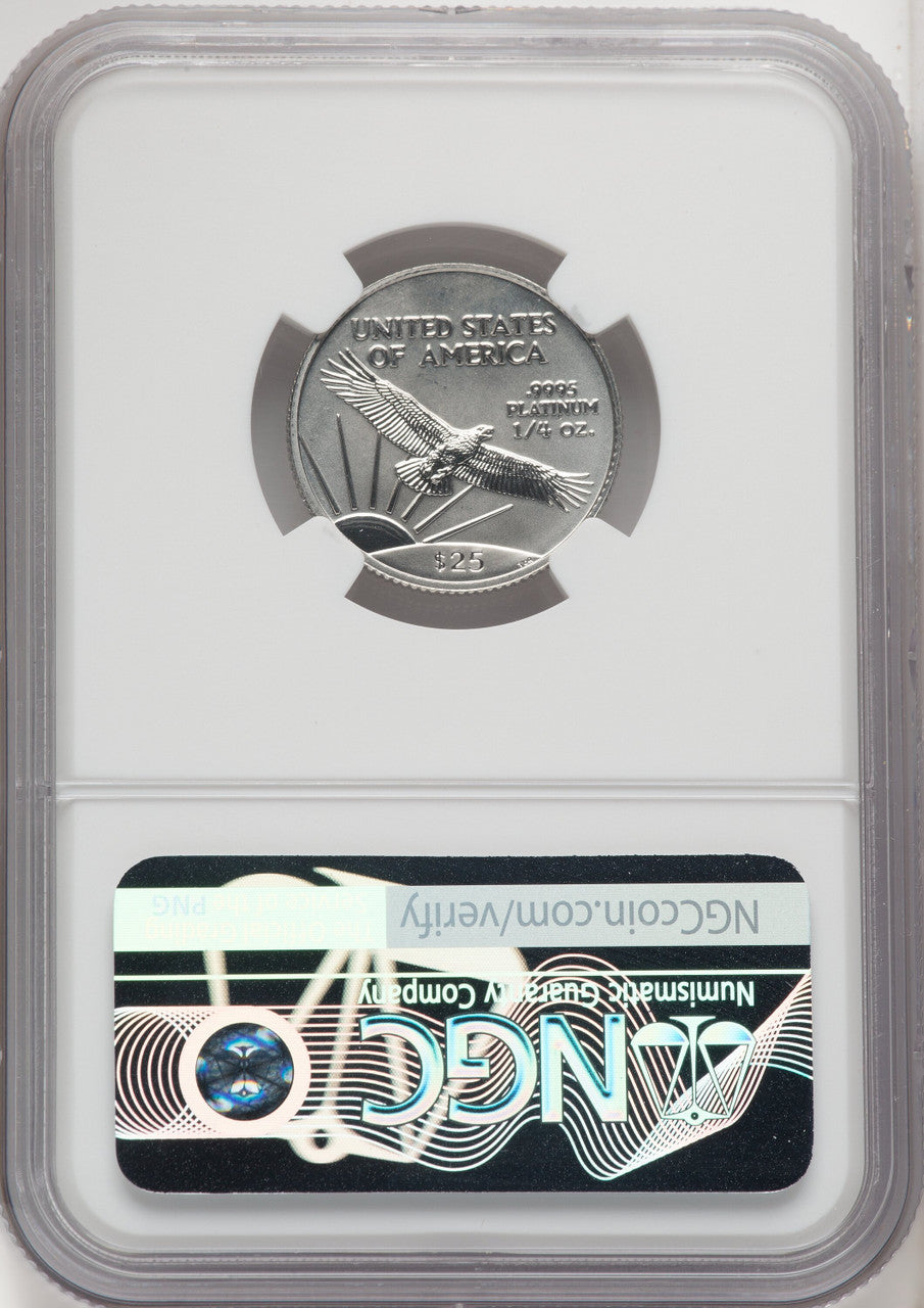 2000 $25 Quarter-Ounce Platinum Eagle NGC MS70