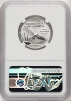 2001 $50 Half-Ounce Platinum Eagle Brown Label NGC MS70