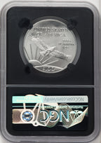 2018 $100 One-Ounce Platinum Eagle Statue of Liberty First Day of Issue FDI 1ST NGC MS70
