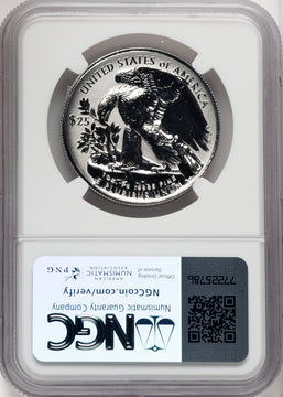 2022-W $25 Palladium Reverse Proof NGC PF70 Thomas Uram