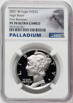 2021-W $25 Palladium FS NGC PF70