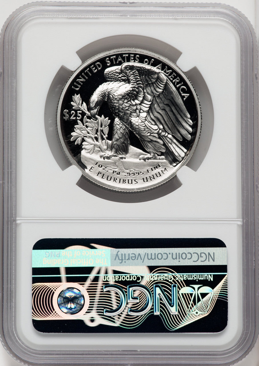 2021-W $25 Palladium FS NGC PF70