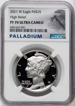 2021-W $25 Palladium NGC PF70 (760992013)