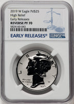 2019-W $25 Palladium Reverse Proof First Strike NGC PF70 (762361021)