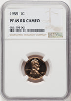 1959 1C CA Proof Lincoln Cent NGC PR69