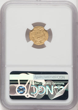 1858-S G$1 Gold Dollar NGC XF45