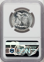 1937 50C Green Label Proof Walking Liberty Half Dollar NGC PR67