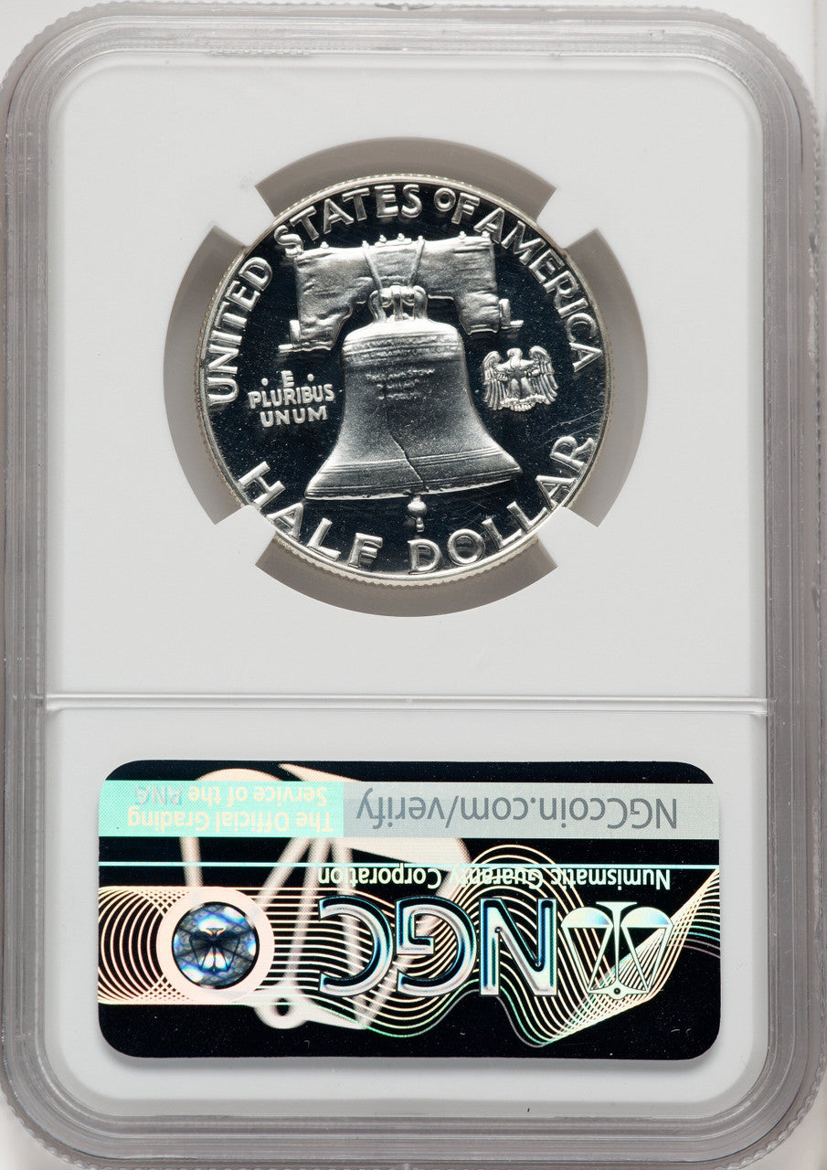 1957 50C CA Proof Franklin Half Dollar NGC PR69