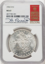 1904-O $1 Morgan Dollar NGC MS67 (519097189)