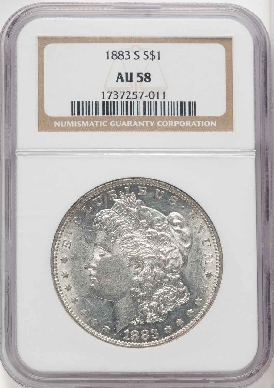 1883-S $1 Morgan Dollar NGC AU58 (519097201)