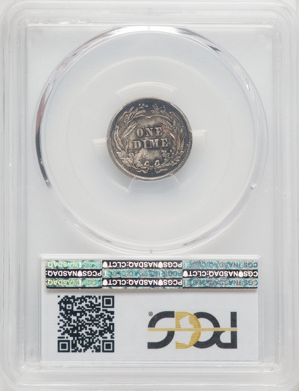 1908 10C Barber Dime PCGS MS66