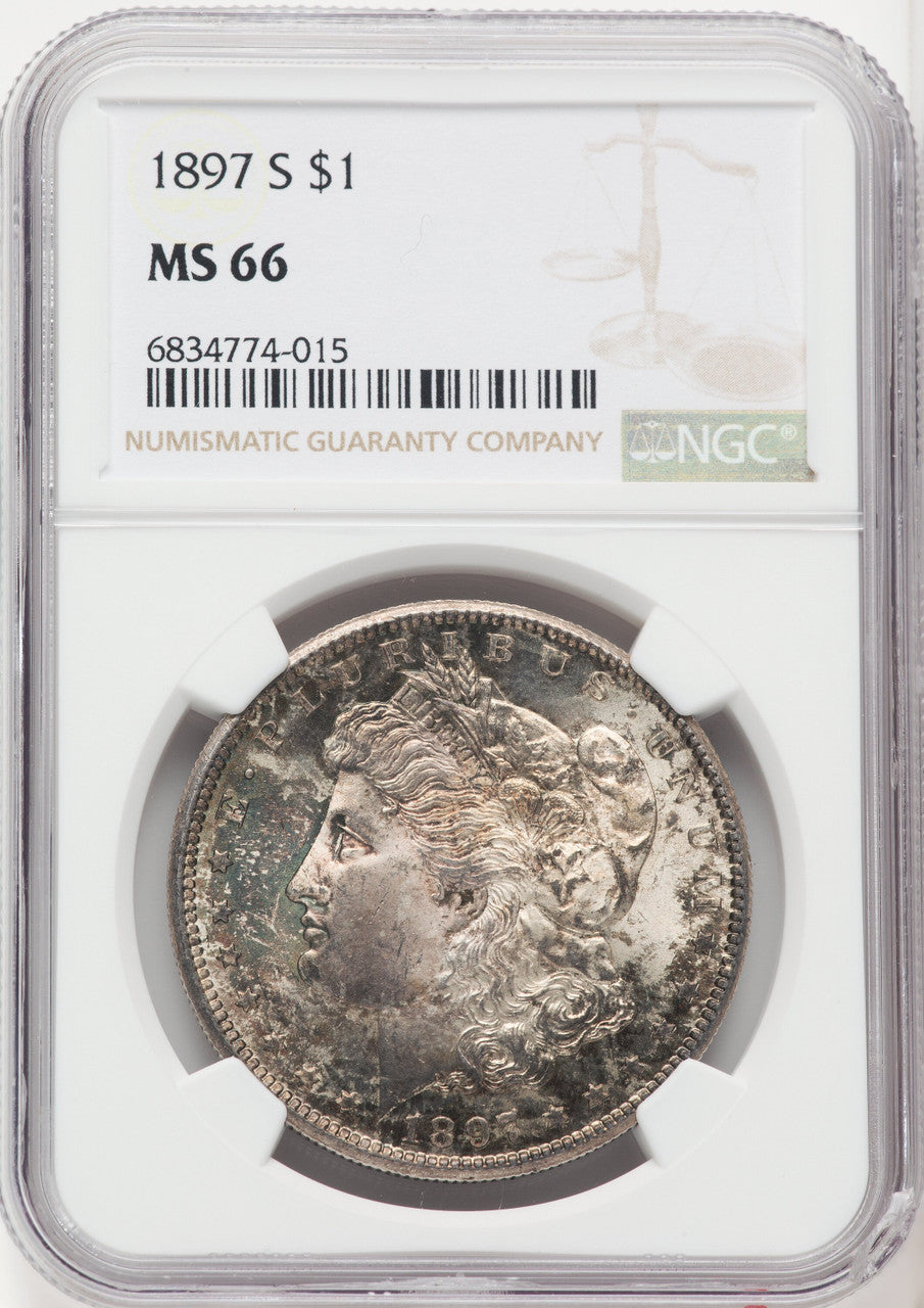 1897-S $1 Morgan Dollar NGC MS66 (766993027)