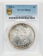 1900-S $1 Morgan Dollar PCGS MS62