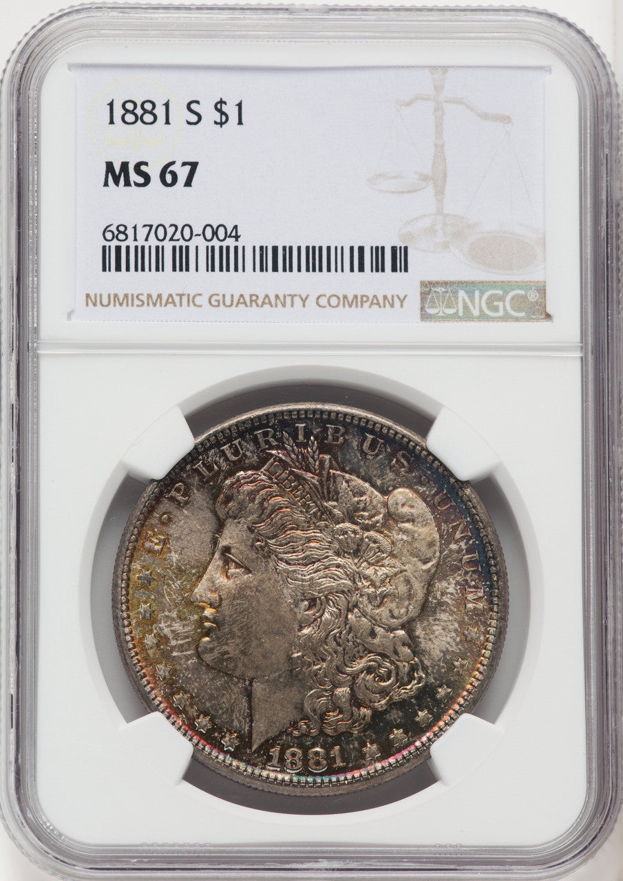 1881-S $1 Morgan Dollar NGC MS67 (767184002)