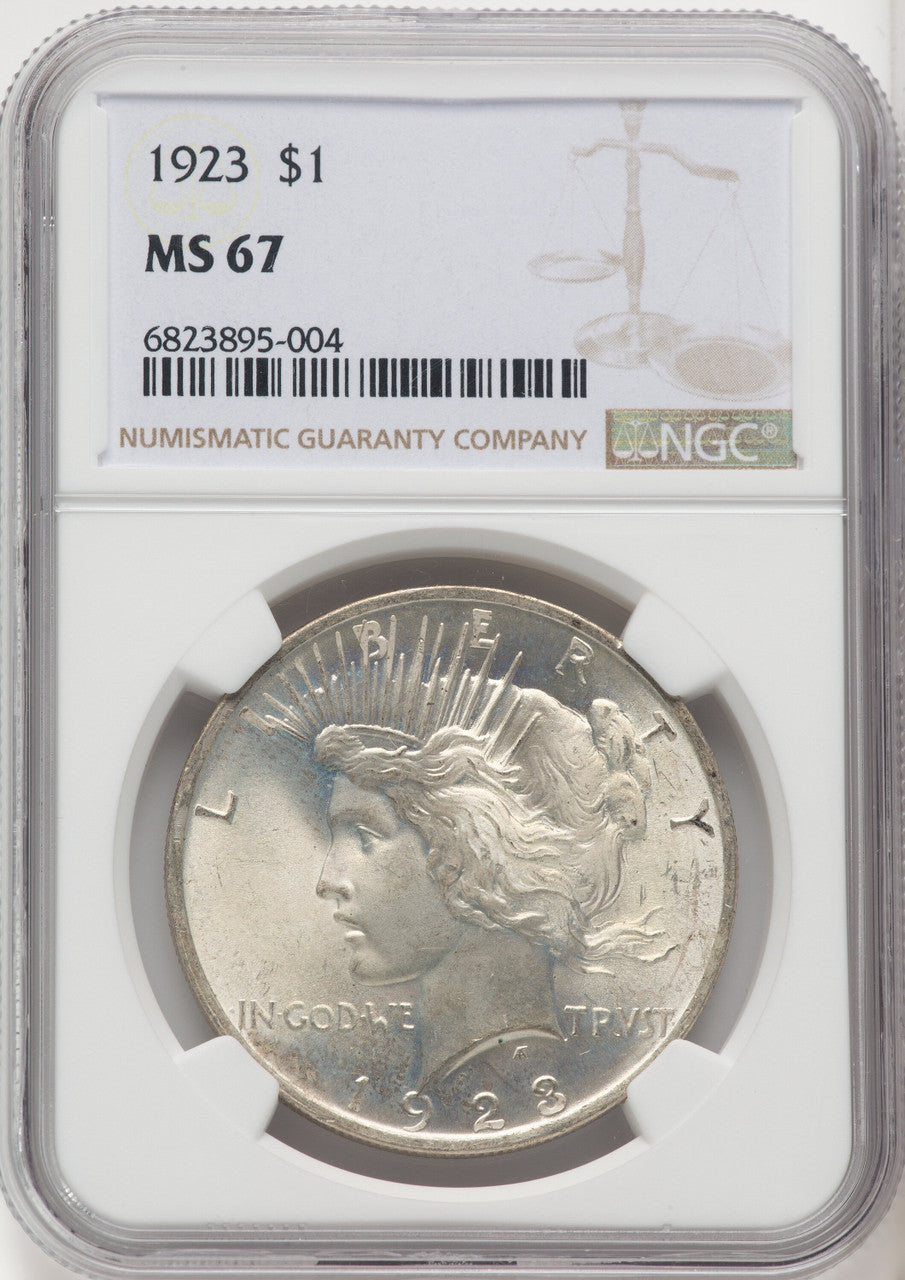 1923 $1 Peace Dollar NGC MS67 (764629009)
