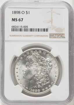 1898-O $1 Morgan Dollar NGC MS67 (765813019)