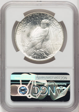 1924 $1 Peace Dollar NGC MS67 (765692001)