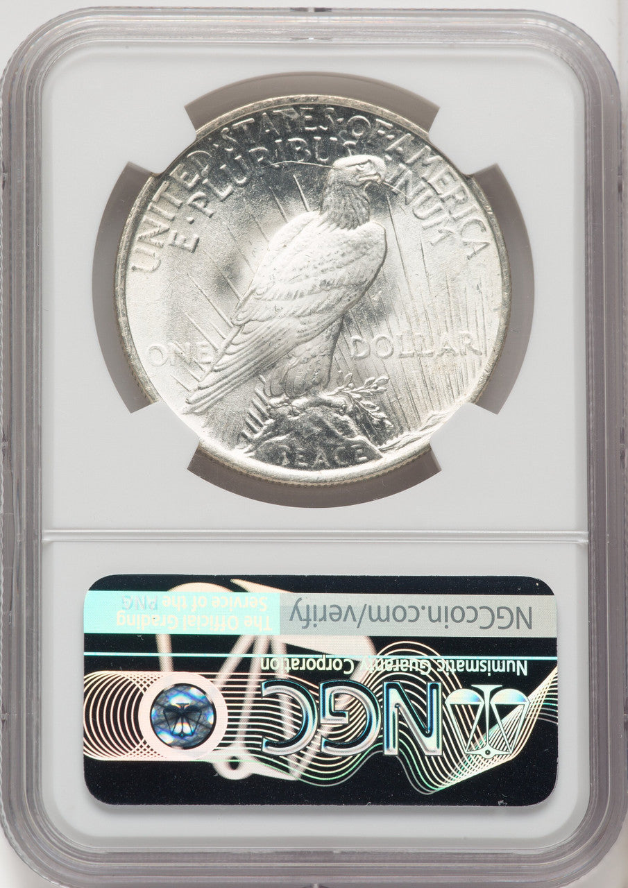 1924 $1 Peace Dollar NGC MS67 (765692001)