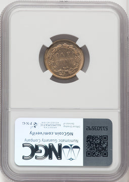 1859 1C Indian Cent NGC MS64 (504541006)
