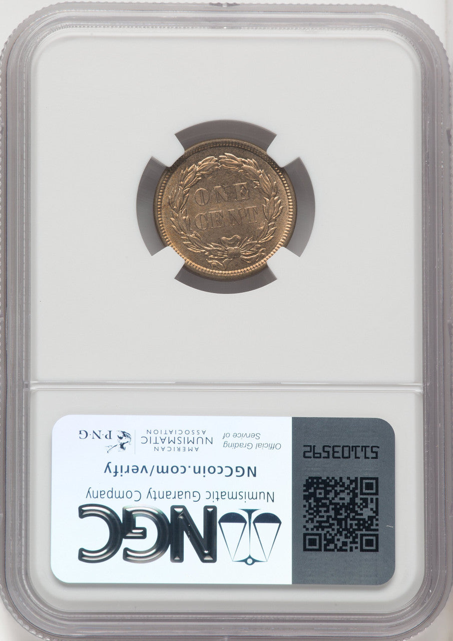 1859 1C Indian Cent NGC MS64 (504541006)