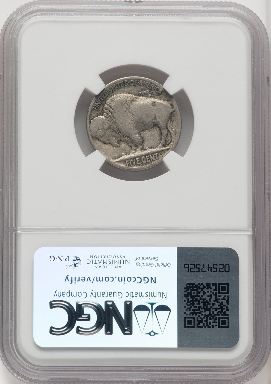 1918/7-D 5C FS-101 Buffalo Nickel NGC VF25