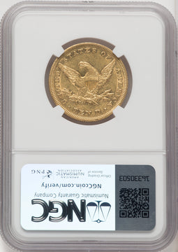1849 $10 Liberty Eagle NGC AU55