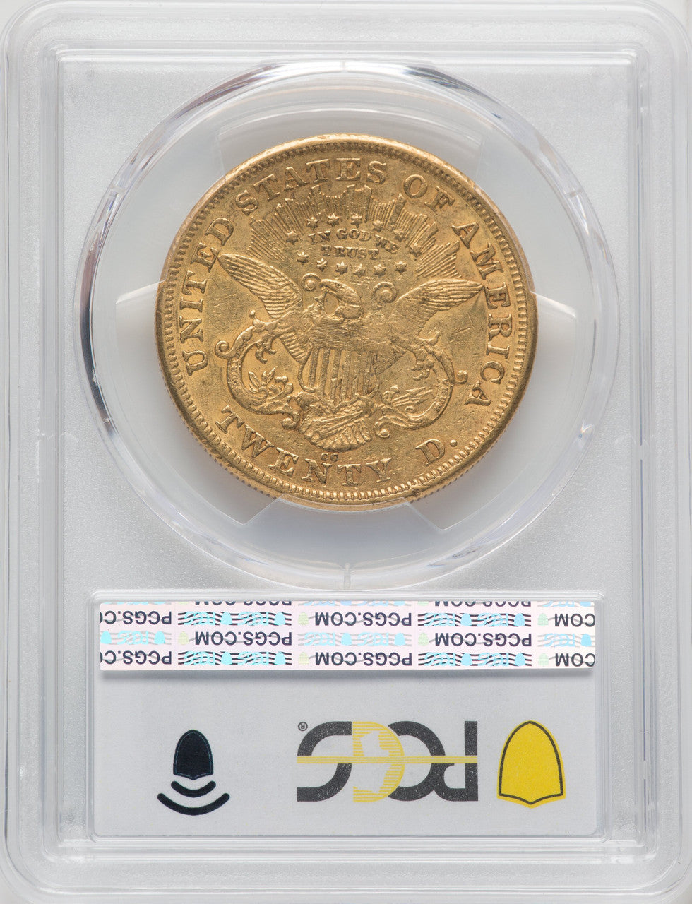 1875-CC $20 Liberty Double Eagle PCGS VF35