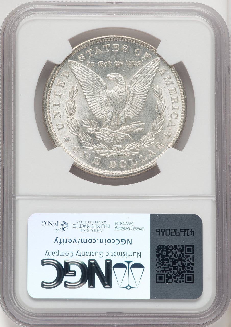 1892 $1 Morgan Dollar NGC MS63+