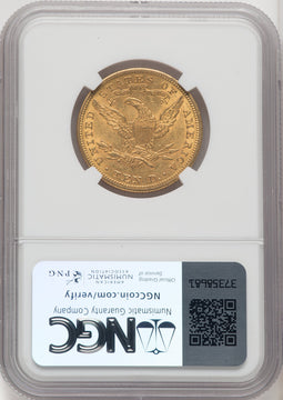 1901-O $10 Liberty Eagle NGC AU58