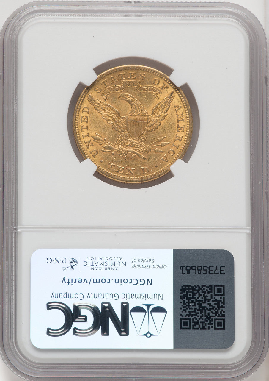 1901-O $10 Liberty Eagle NGC AU58