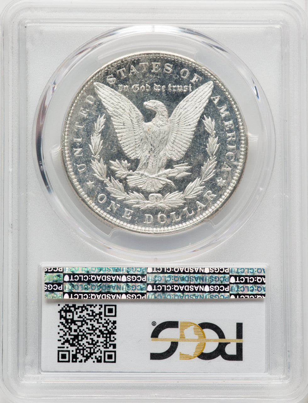 1891 $1 DM Morgan Dollar PCGS MS64