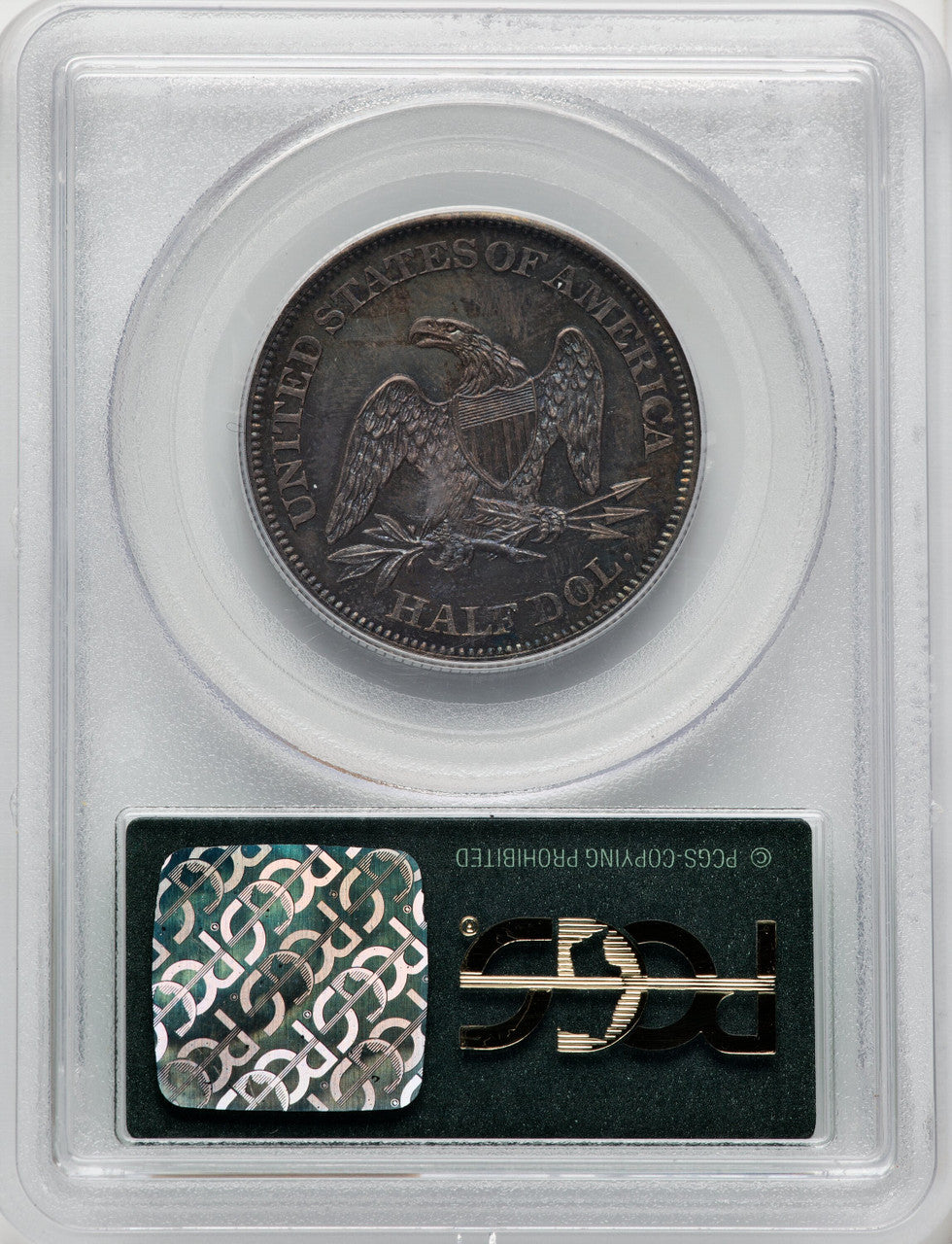 1865 50C Proof Seated Half Dollar PCGS PR65
