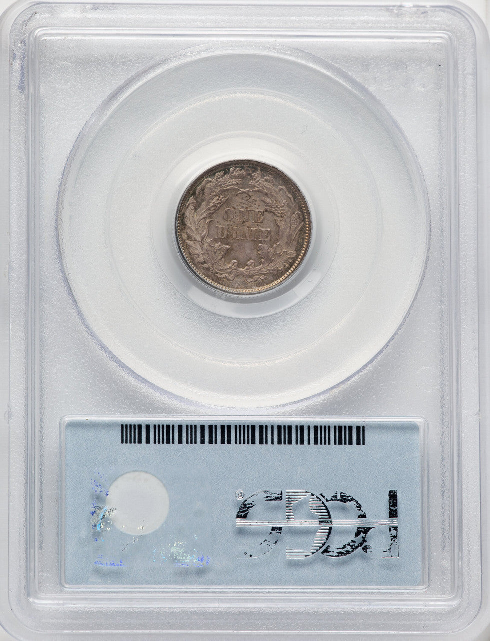 1874 10C ARROWS Proof Seated Dime PCGS PR65