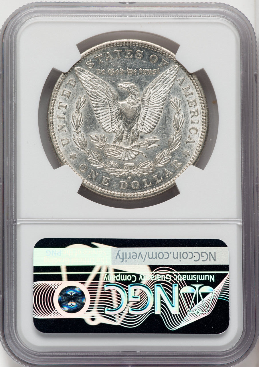 1892-S $1 Green Label Morgan Dollar NGC AU55