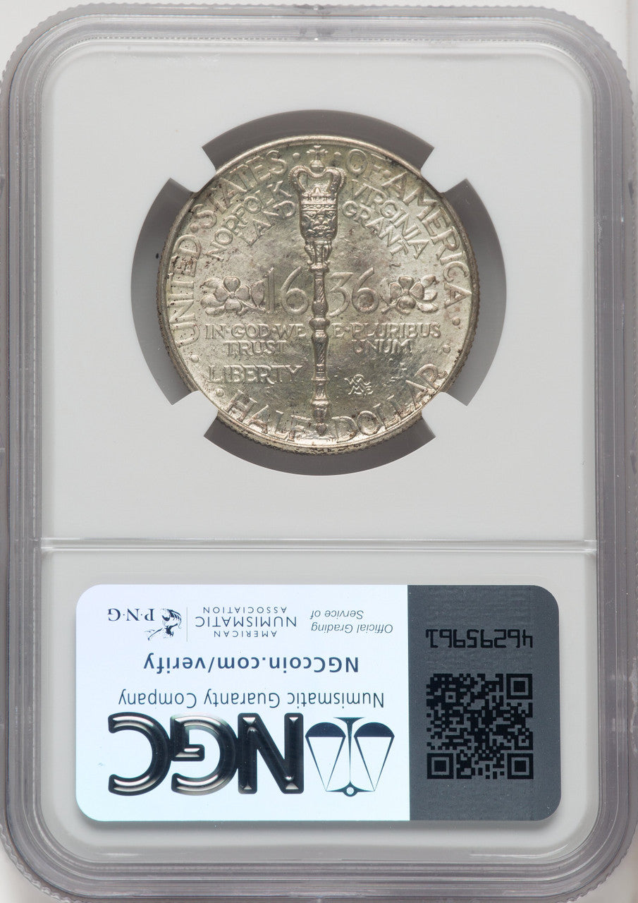 1936 50C Norfolk Commemorative Silver NGC MS68 (764872001)