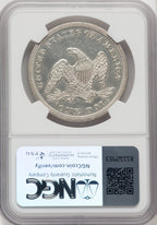 1848 S$1 Seated Dollar NGC MS62