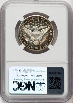 1911 50C CA Proof Barber Half Dollar NGC PR67