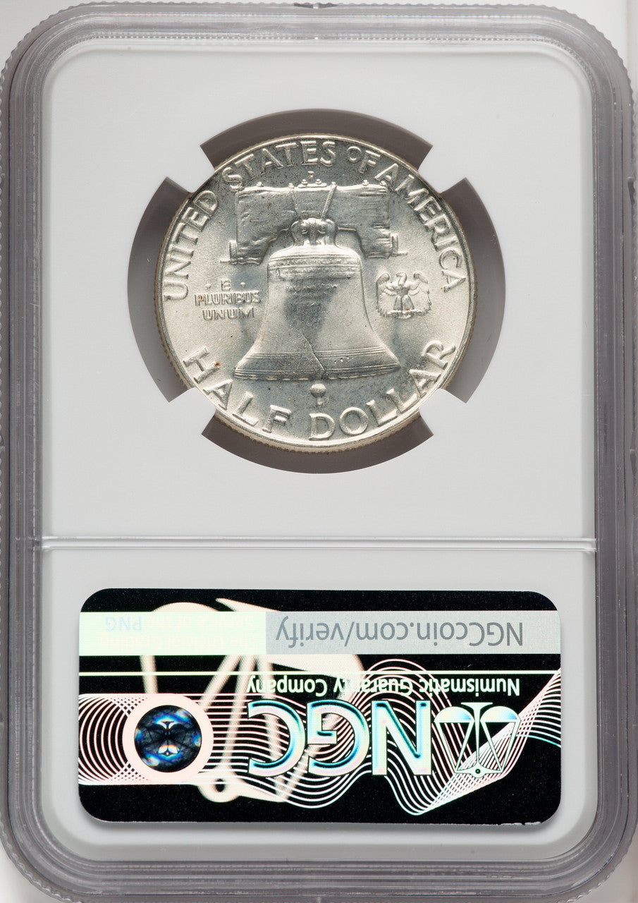 1961-D 50C FL Franklin Half Dollar NGC MS66 (765692018)